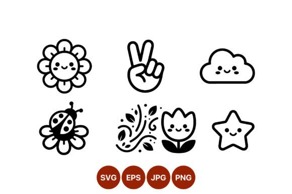 Cute Smiling Flower and Symbols Vector: A Brand Designer’s Review for Local Business Branding