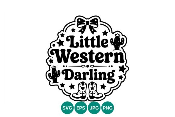 h1Little Western Darling Black and White Graphics for Commercial Design Sellers/h1