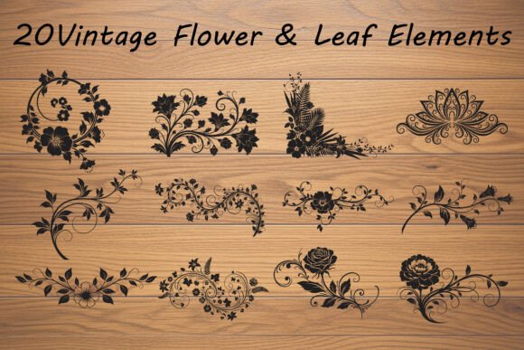 Leaf Elements SVG: Timeless Graphics for Elegant Blog & Editorial Design