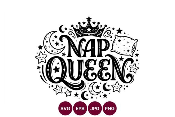 Nap Queen Hand Lettering Shines in Laid-Back Embroidery Projects