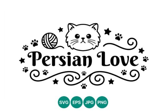 Persian Cat Love Black White Vector: A Designer’s Review for Branding and Creative Projects
