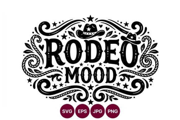 Rodeo Mood Western Cowboy Hats Vector: Bold Graphics for Thematic Design Projects